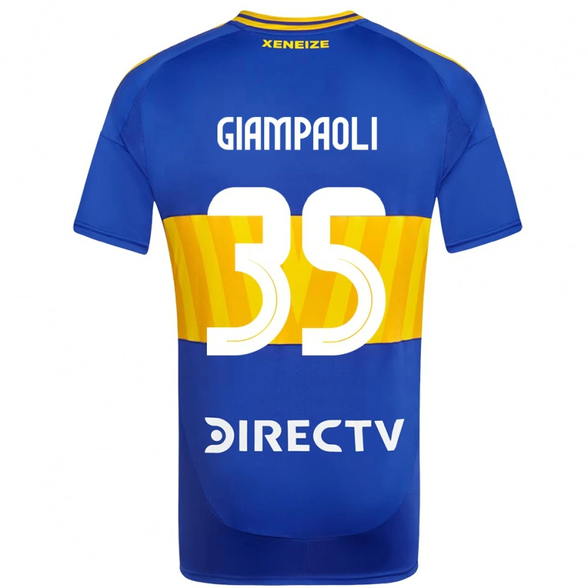 Danxen Damen Renzo Giampaoli #35 Weiß Blau Heimtrikot Trikot 2025/26 T-Shirt Schweiz