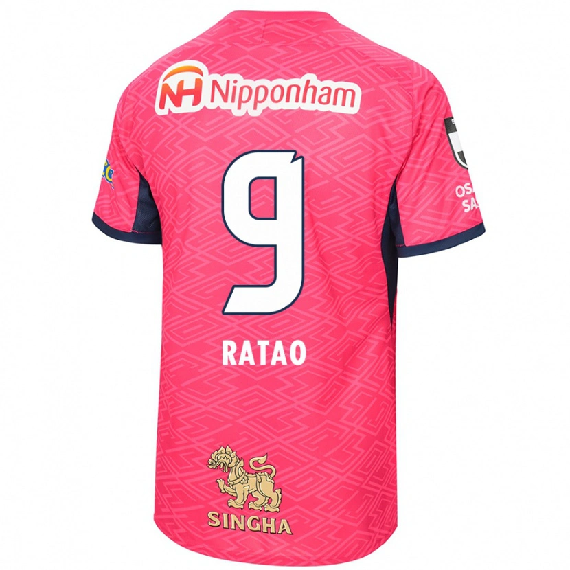 Danxen Damen Rafael Ratão #9 Weiß Sakura Rosa Heimtrikot Trikot 2025/26 T-Shirt Schweiz