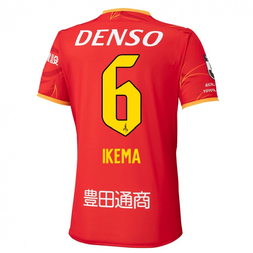 Danxen Damen Kano Ikema #6 Weiß Rot Heimtrikot Trikot 2025/26 T-Shirt Schweiz