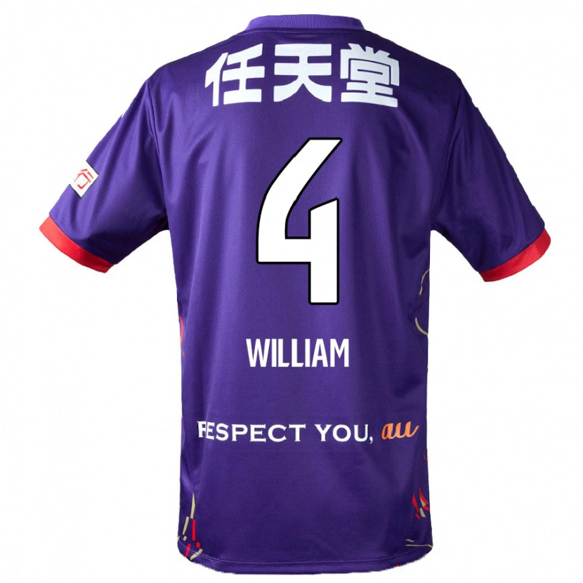 Danxen Damen Patrick William #4 Weiß Lila Schwarz Heimtrikot Trikot 2025/26 T-Shirt Schweiz
