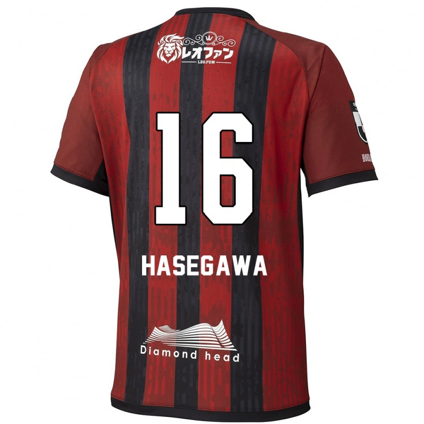 Danxen Damen Tatsuya Hasegawa #16 Rot Schwarz Heimtrikot Trikot 2025/26 T-Shirt Schweiz