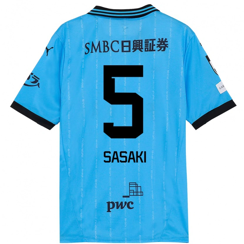 Danxen Damen Asahi Sasaki #5 Weiß Himmelblau Heimtrikot Trikot 2025/26 T-Shirt Schweiz