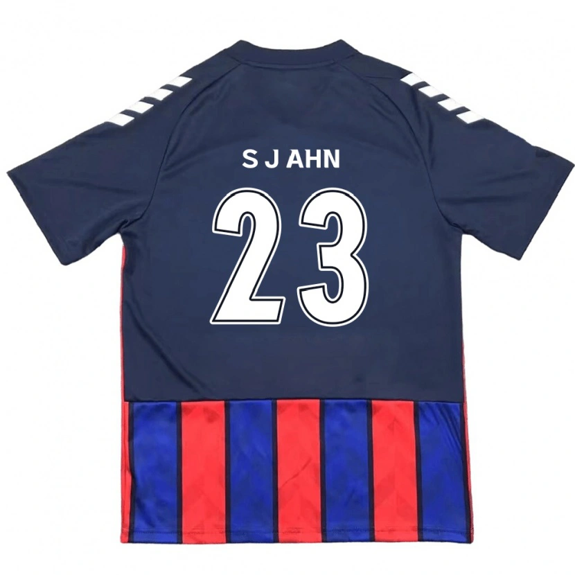 Danxen Damen Jun-Su Ahn #23 Königsblau Rot Heimtrikot Trikot 2025/26 T-Shirt Schweiz