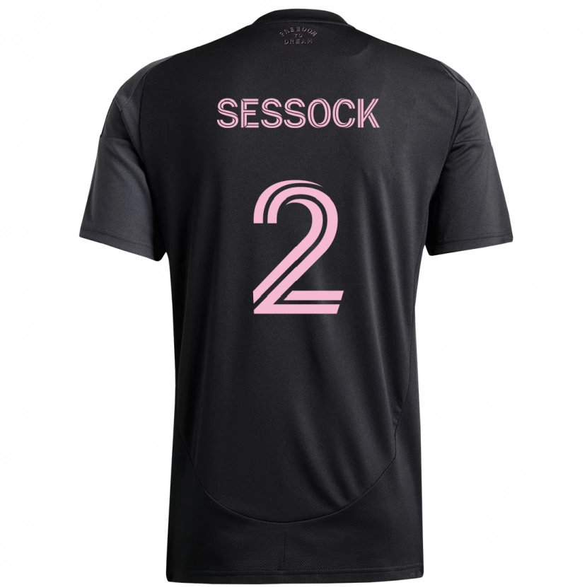 Danxen Damen Nykolas Sessock #2 Rosa Schwarz Auswärtstrikot Trikot 2025/26 T-Shirt Schweiz