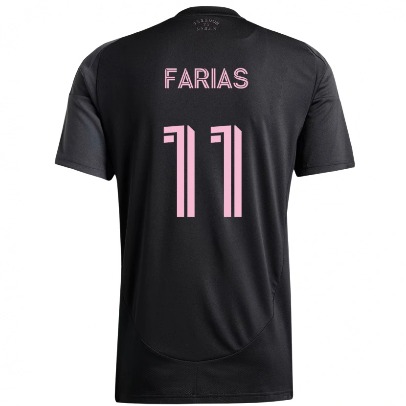 Danxen Damen Facundo Farías #11 Rosa Schwarz Auswärtstrikot Trikot 2025/26 T-Shirt Schweiz