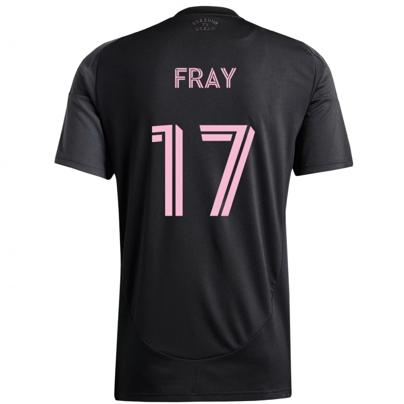 Danxen Damen Ian Fray #17 Rosa Schwarz Auswärtstrikot Trikot 2025/26 T-Shirt Schweiz