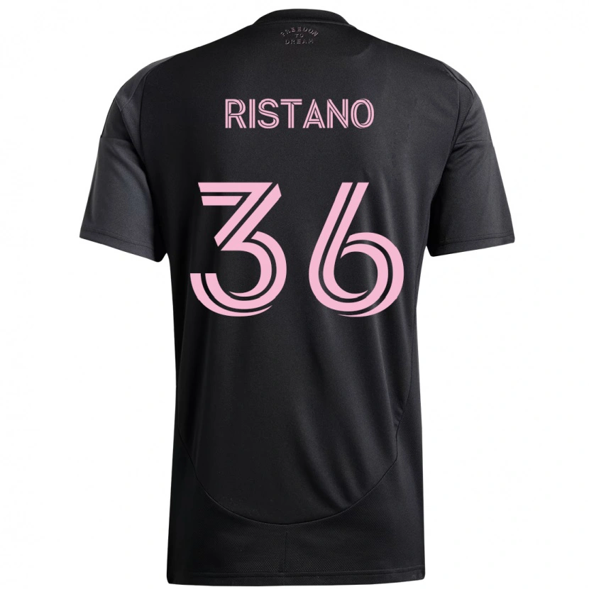 Danxen Damen Alejo Ristano #36 Schwarz Rosa Auswärtstrikot Trikot 2025/26 T-Shirt Schweiz