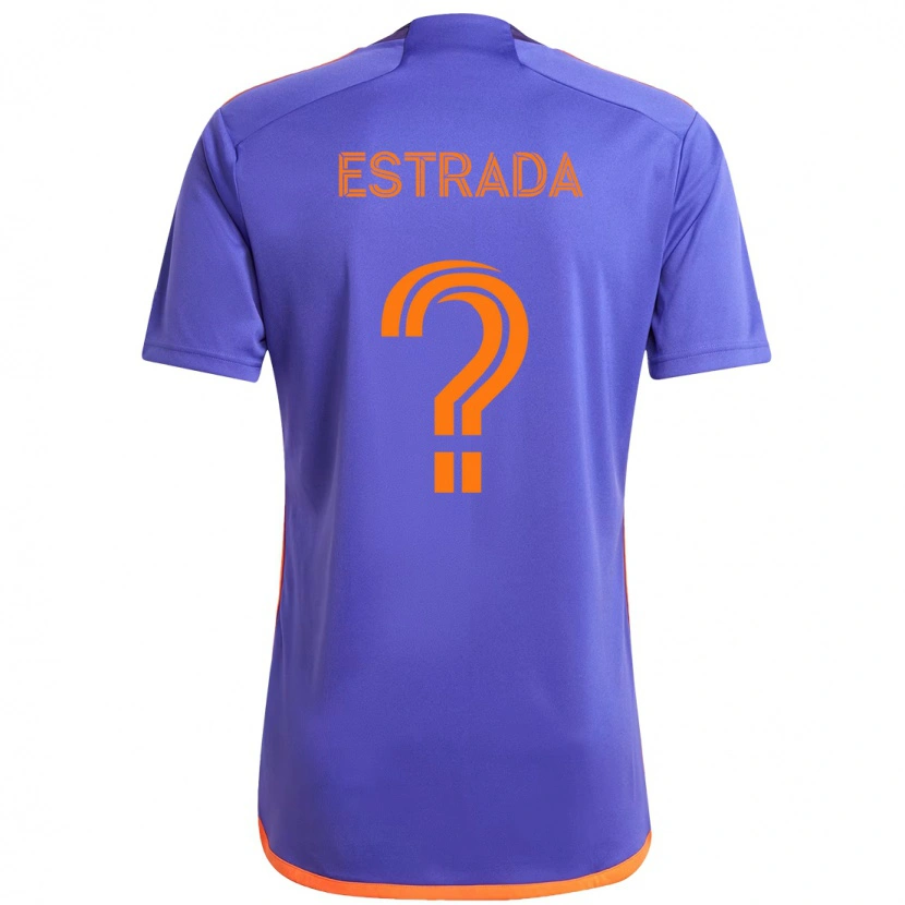 Danxen Damen Jorge Estrada #0 Lila Orange Auswärtstrikot Trikot 2025/26 T-Shirt Schweiz