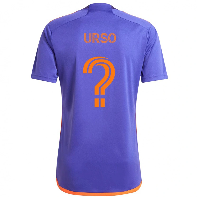 Danxen Damen Júnior Urso #0 Lila Orange Auswärtstrikot Trikot 2025/26 T-Shirt Schweiz