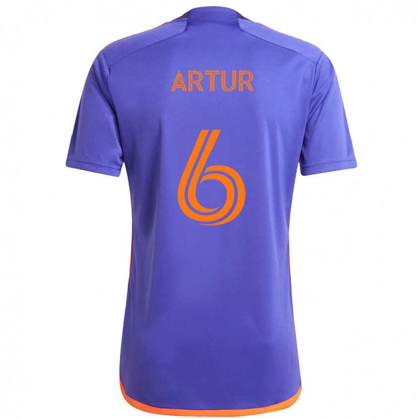 Danxen Damen Artur #6 Orange Weiß Auswärtstrikot Trikot 2025/26 T-Shirt Schweiz