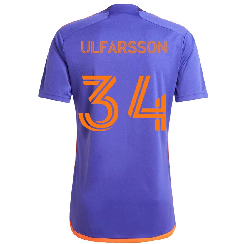 Danxen Damen Thor Úlfarsson #34 Orange Weiß Auswärtstrikot Trikot 2025/26 T-Shirt Schweiz