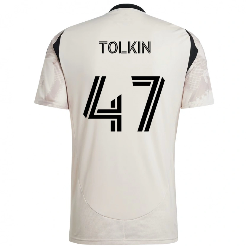 Danxen Damen John Tolkin #47 Rot Schwarz Auswärtstrikot Trikot 2025/26 T-Shirt Schweiz