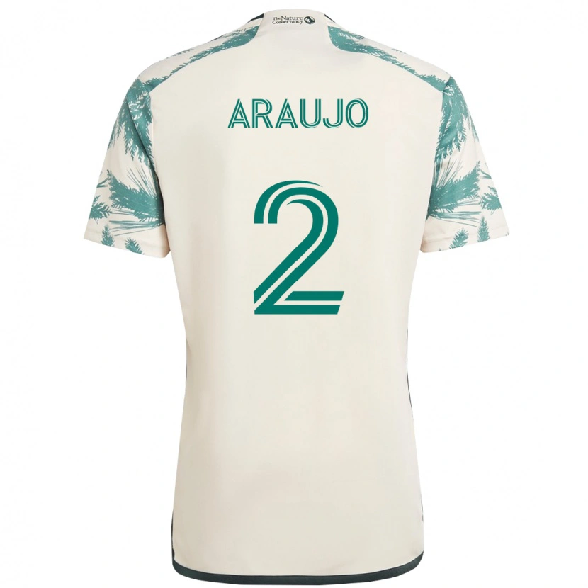 Danxen Damen Miguel Araujo #2 Schwarz Braun Auswärtstrikot Trikot 2025/26 T-Shirt Schweiz