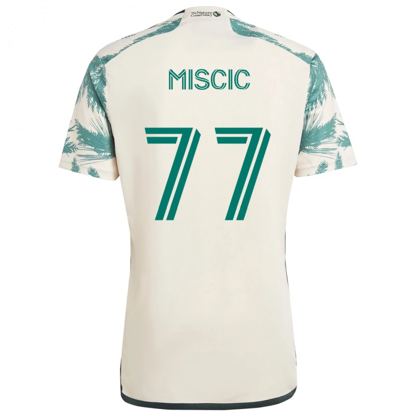 Danxen Damen Selmir Miscic #77 Schwarz Braun Auswärtstrikot Trikot 2025/26 T-Shirt Schweiz