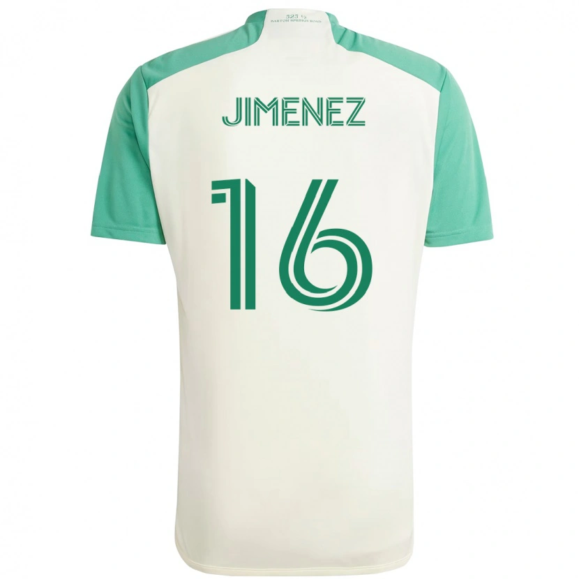 Danxen Damen Héctor Jiménez #16 Grün Schwarz Auswärtstrikot Trikot 2025/26 T-Shirt Schweiz