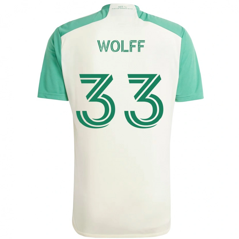 Danxen Damen Owen Wolff #33 Grün Schwarz Auswärtstrikot Trikot 2025/26 T-Shirt Schweiz