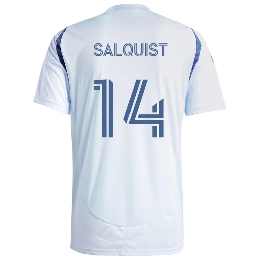 Danxen Damen Tobias Salquist #14 Rot Weiß Auswärtstrikot Trikot 2025/26 T-Shirt Schweiz