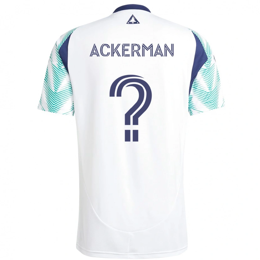 Danxen Damen Eli Ackerman #0 Weiß Blau Auswärtstrikot Trikot 2025/26 T-Shirt Schweiz