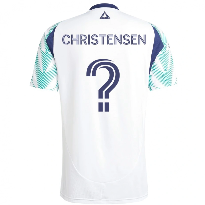 Danxen Damen Kevin Christensen #0 Weiß Blau Auswärtstrikot Trikot 2025/26 T-Shirt Schweiz