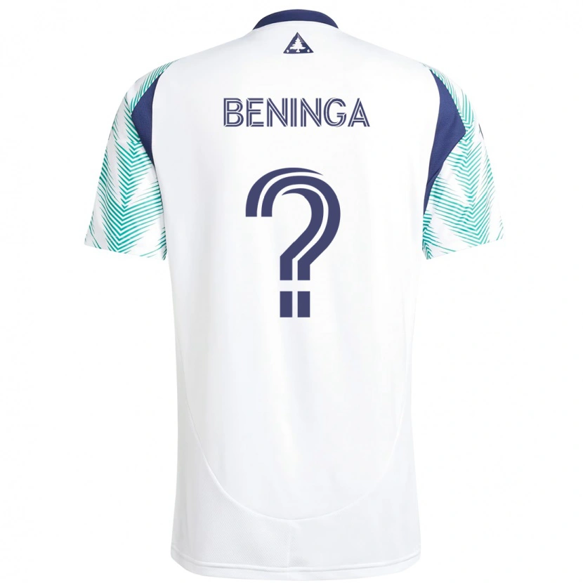 Danxen Damen Owen Beninga #0 Weiß Blau Auswärtstrikot Trikot 2025/26 T-Shirt Schweiz