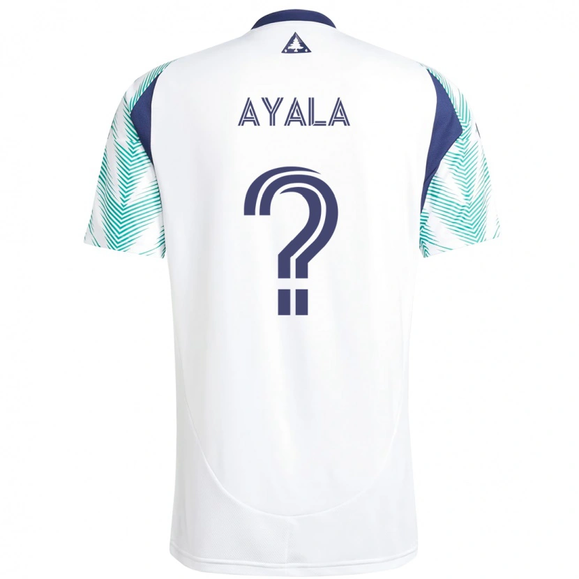 Danxen Damen Jordi Ayala #0 Weiß Blau Auswärtstrikot Trikot 2025/26 T-Shirt Schweiz
