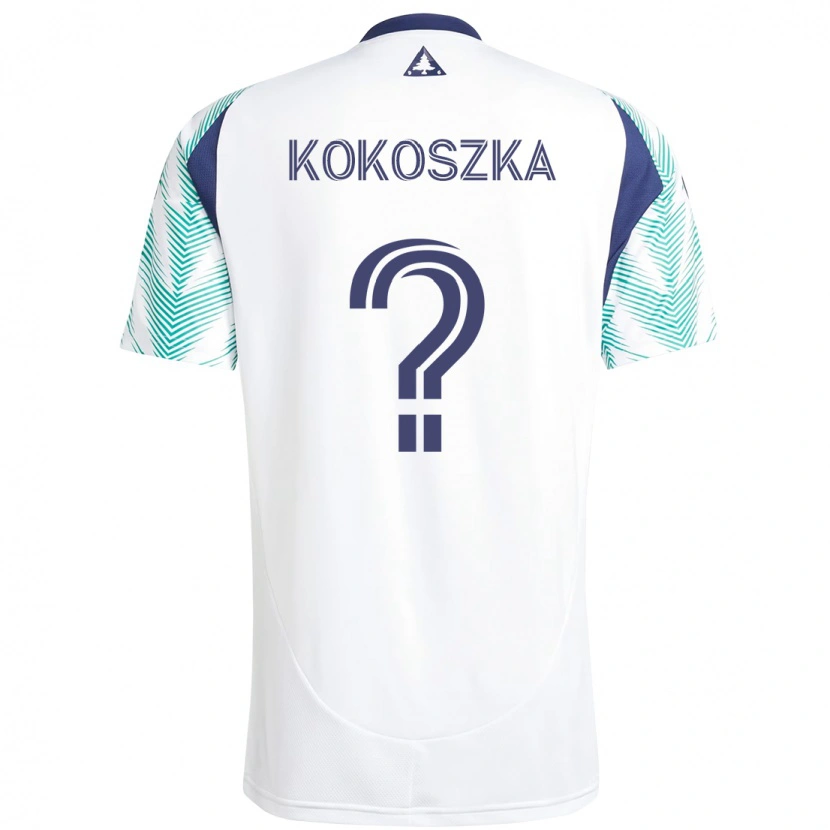 Danxen Damen Ayden Kokoszka #0 Weiß Blau Auswärtstrikot Trikot 2025/26 T-Shirt Schweiz