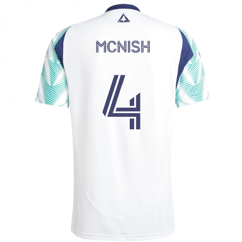 Danxen Damen Sheridan Mcnish #4 Weiß Blau Auswärtstrikot Trikot 2025/26 T-Shirt Schweiz