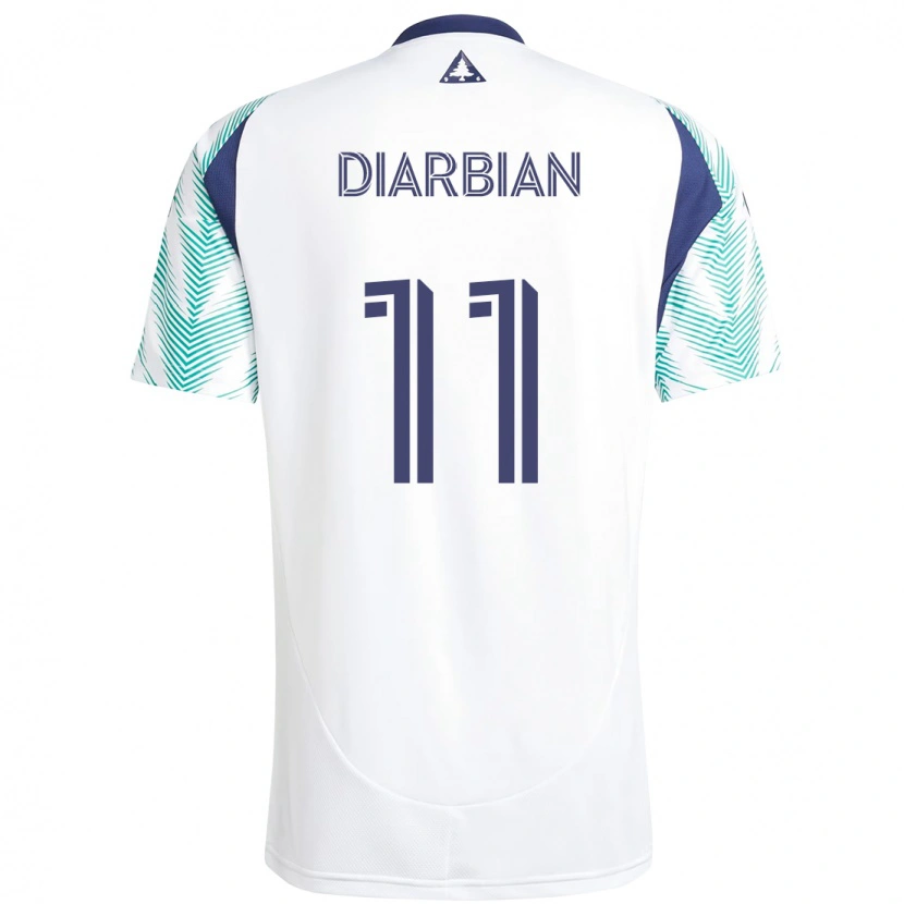 Danxen Damen Gevork Diarbian #11 Weiß Blau Auswärtstrikot Trikot 2025/26 T-Shirt Schweiz