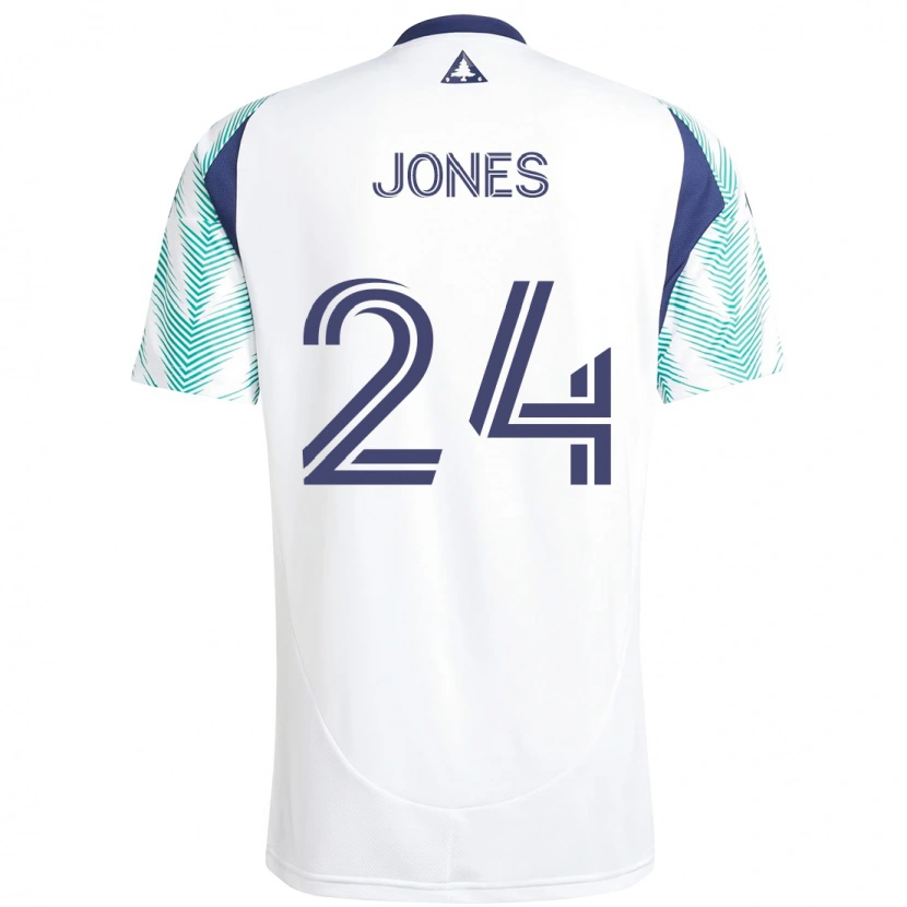 Danxen Damen Dejuan Jones #24 Weiß Blau Auswärtstrikot Trikot 2025/26 T-Shirt Schweiz