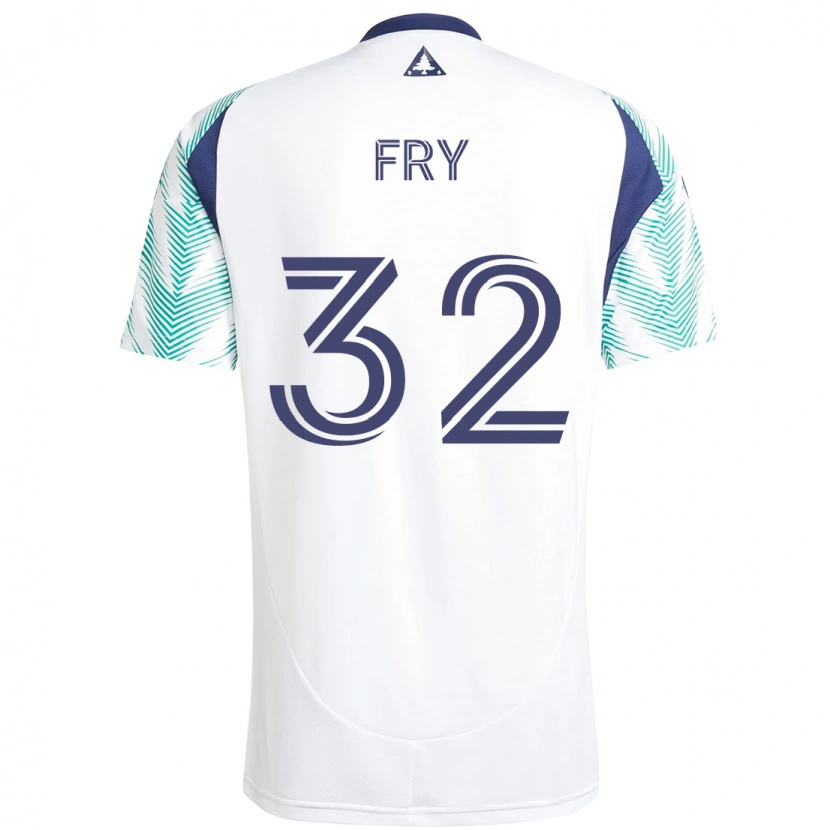 Danxen Damen Malcolm Fry #32 Weiß Blau Auswärtstrikot Trikot 2025/26 T-Shirt Schweiz