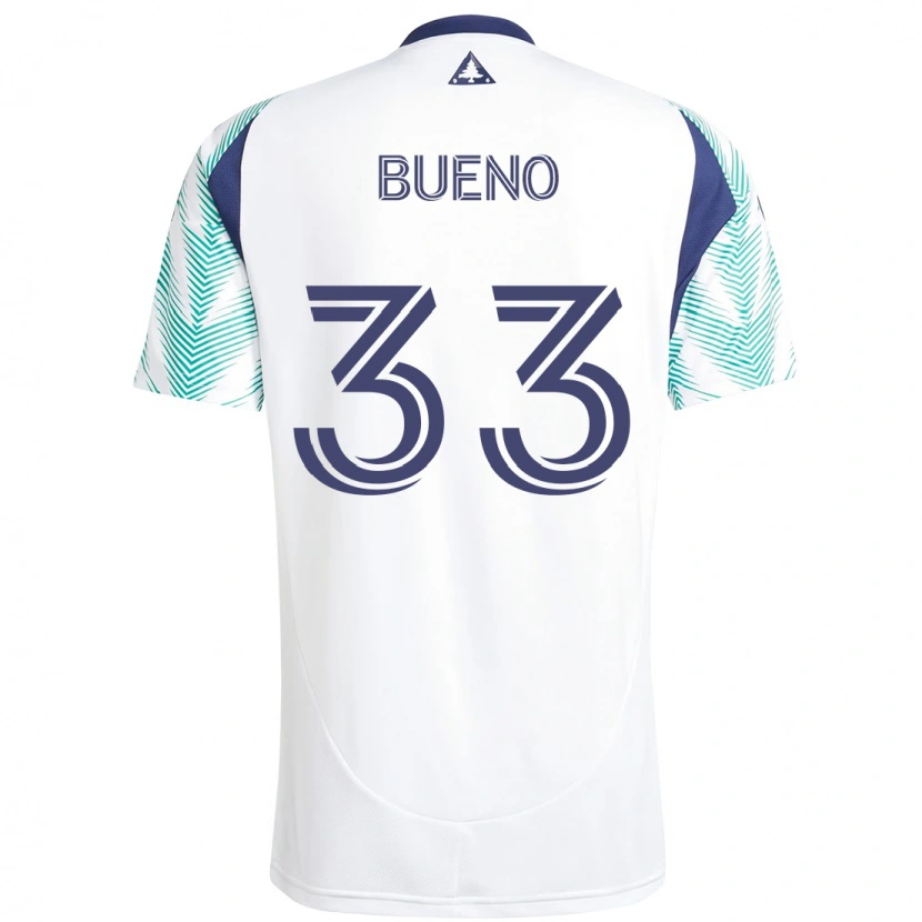 Danxen Damen Brandonn Bueno #33 Weiß Blau Auswärtstrikot Trikot 2025/26 T-Shirt Schweiz