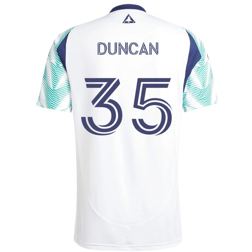 Danxen Damen Nakye Greenidge-Duncan #35 Weiß Blau Auswärtstrikot Trikot 2025/26 T-Shirt Schweiz