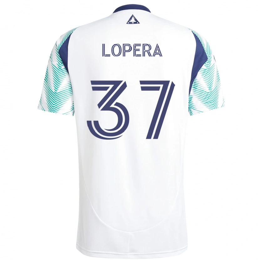 Danxen Damen Steban Lopera #37 Weiß Blau Auswärtstrikot Trikot 2025/26 T-Shirt Schweiz