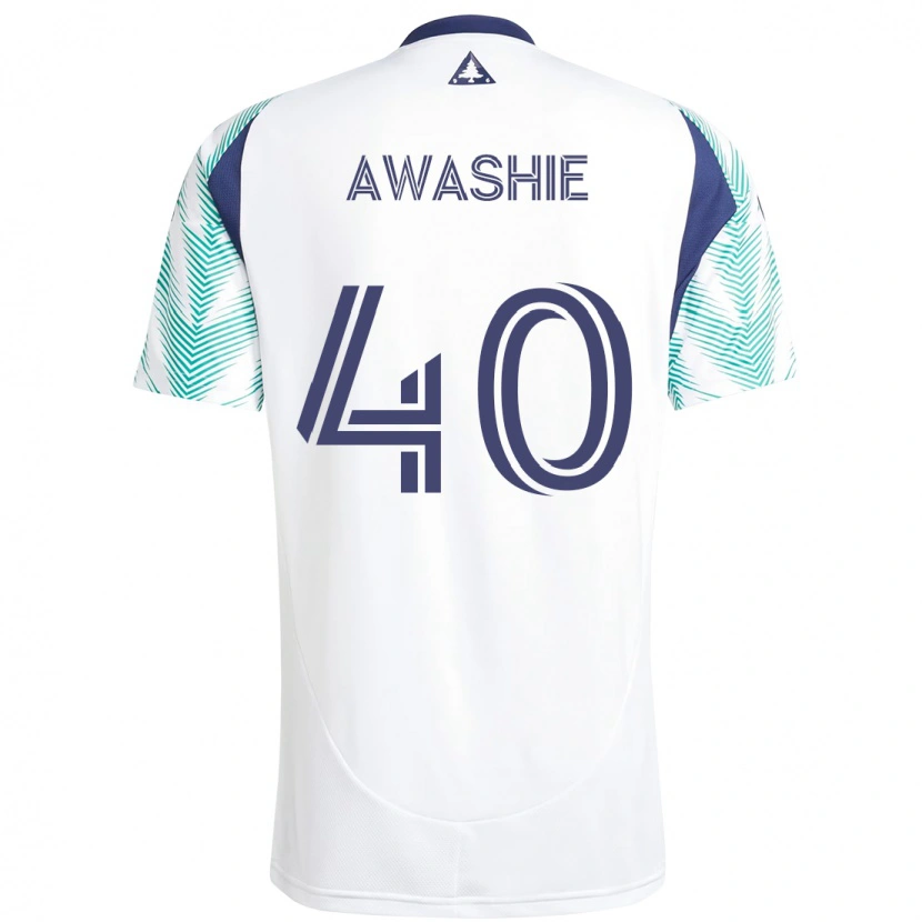 Danxen Damen Ben Awashie #40 Weiß Blau Auswärtstrikot Trikot 2025/26 T-Shirt Schweiz