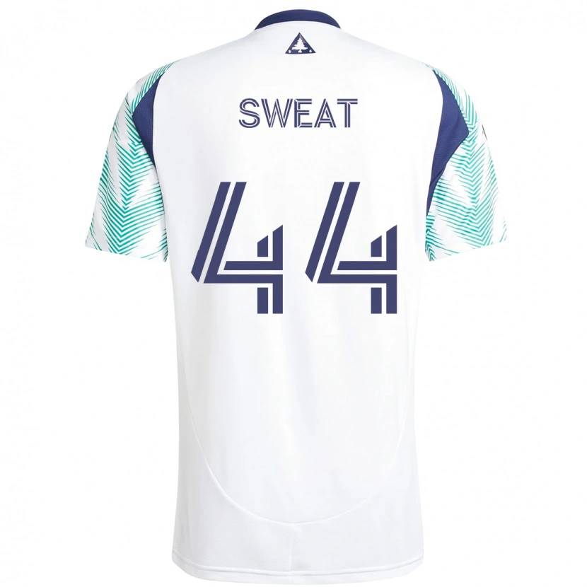 Danxen Damen Ben Sweat #44 Weiß Blau Auswärtstrikot Trikot 2025/26 T-Shirt Schweiz