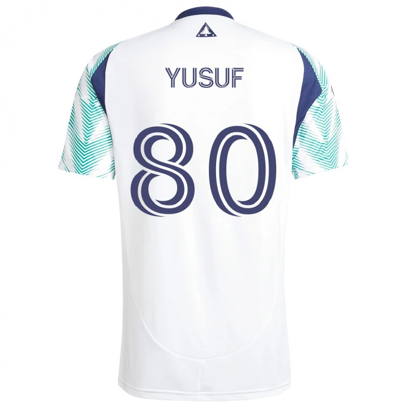 Danxen Damen Alhassan Yusuf #80 Weiß Blau Auswärtstrikot Trikot 2025/26 T-Shirt Schweiz