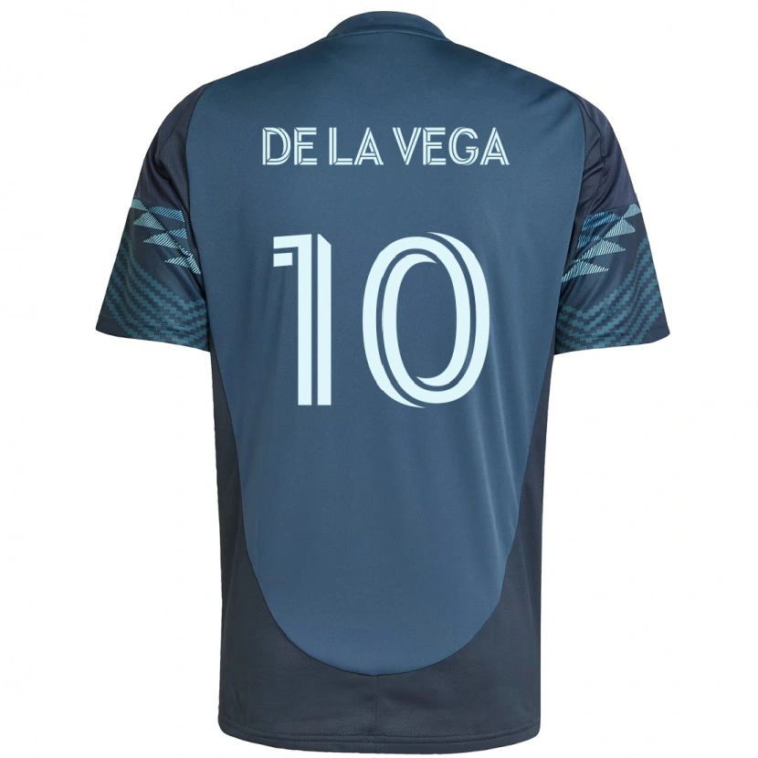 Danxen Damen Pedro De La Vega #10 Grün Weiß Auswärtstrikot Trikot 2025/26 T-Shirt Schweiz