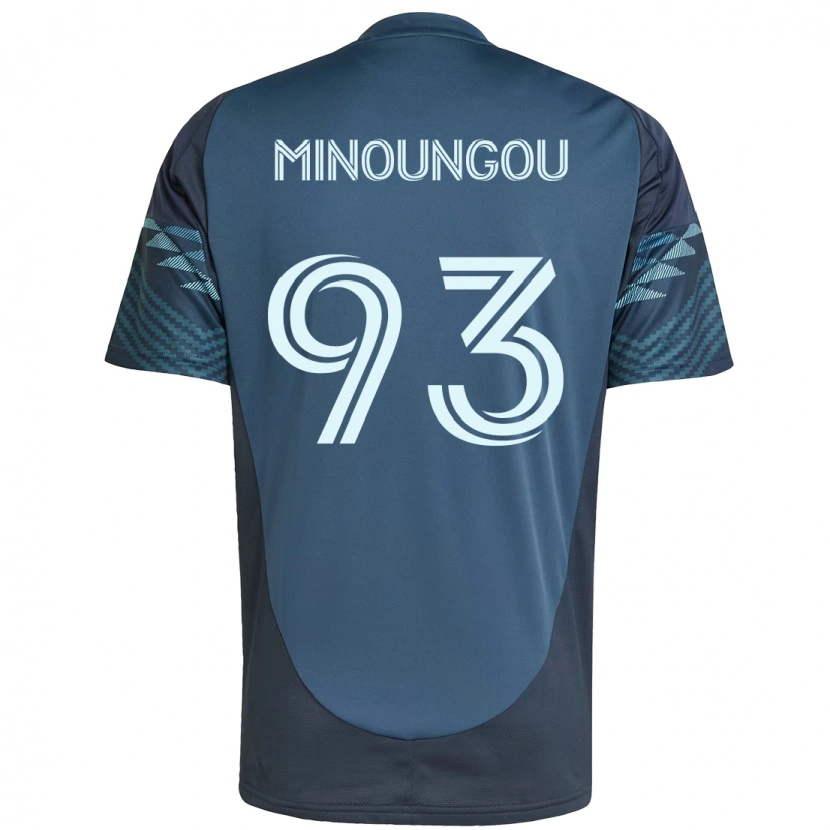 Danxen Damen Georgi Minoungou #93 Grün Weiß Auswärtstrikot Trikot 2025/26 T-Shirt Schweiz