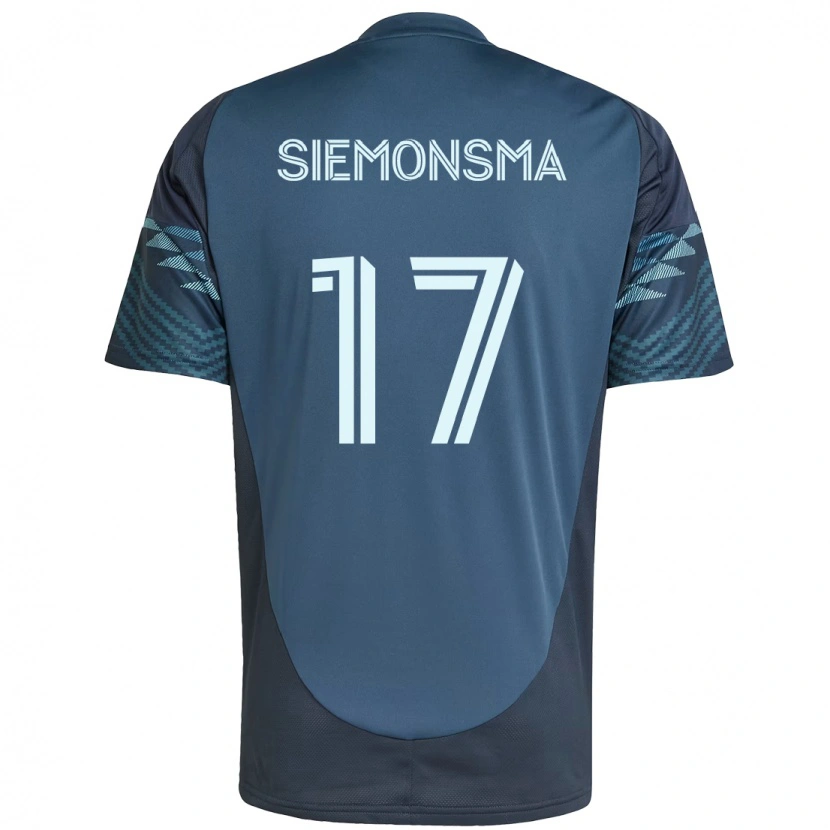 Danxen Damen Sianna Siemonsma #17 Grün Weiß Auswärtstrikot Trikot 2025/26 T-Shirt Schweiz