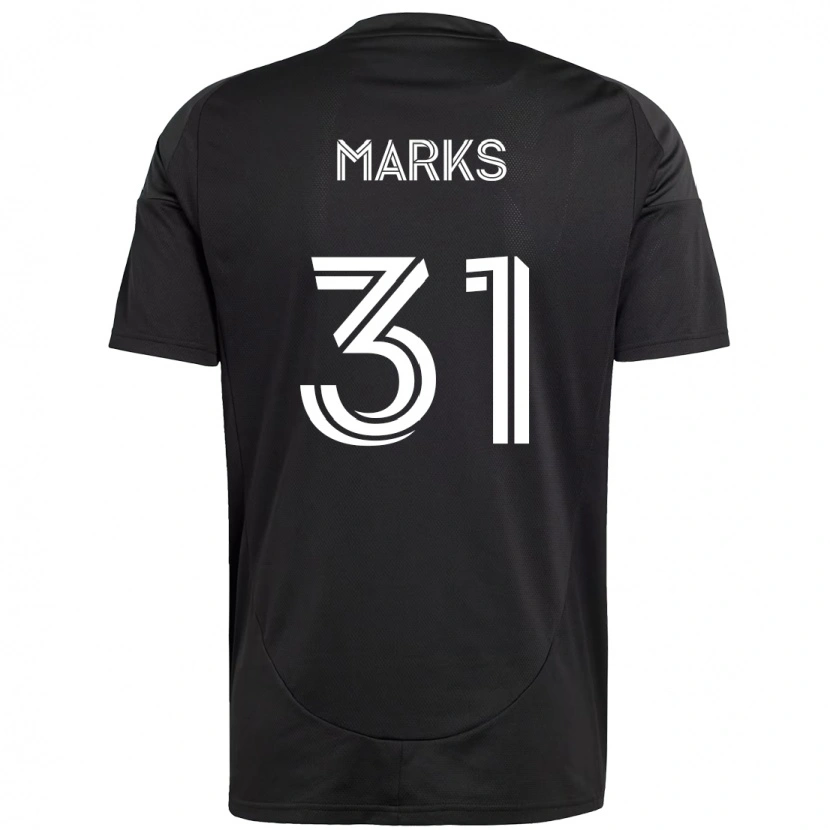 Danxen Damen George Marks #31 Schwarz Weiß Auswärtstrikot Trikot 2025/26 T-Shirt Schweiz