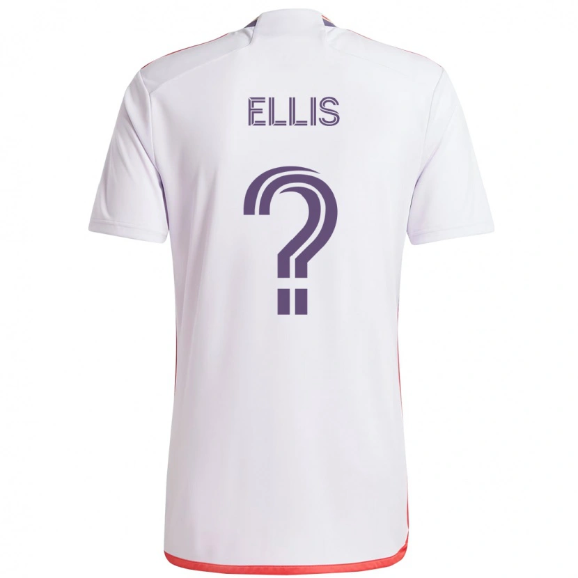 Danxen Damen Justin Ellis #0 Lila Weiß Auswärtstrikot Trikot 2025/26 T-Shirt Schweiz