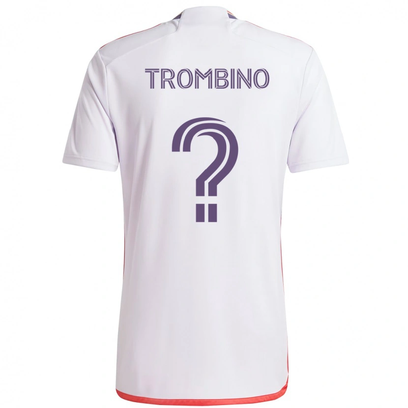 Danxen Damen Caleb Trombino #0 Lila Weiß Auswärtstrikot Trikot 2025/26 T-Shirt Schweiz