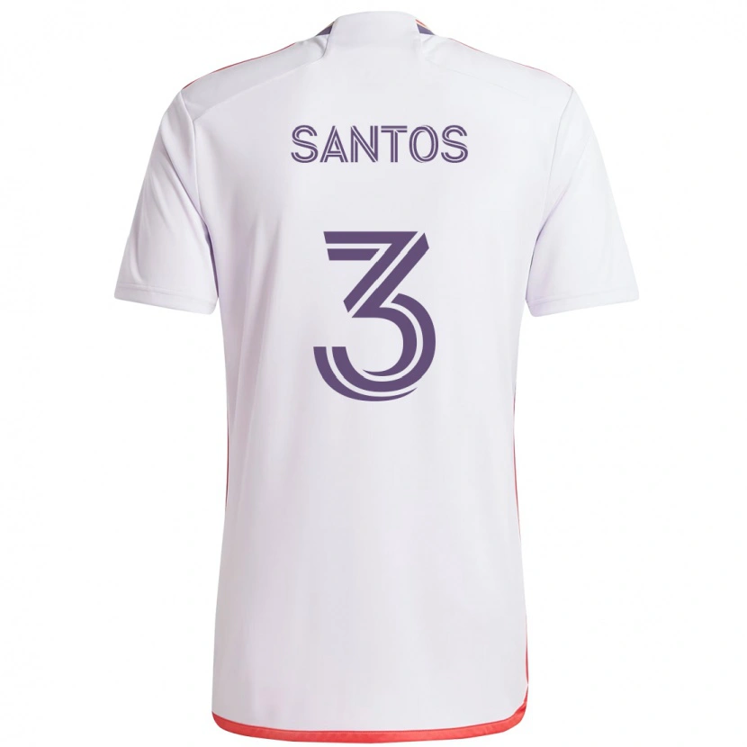 Danxen Damen Rafael Santos #3 Lila Weiß Auswärtstrikot Trikot 2025/26 T-Shirt Schweiz