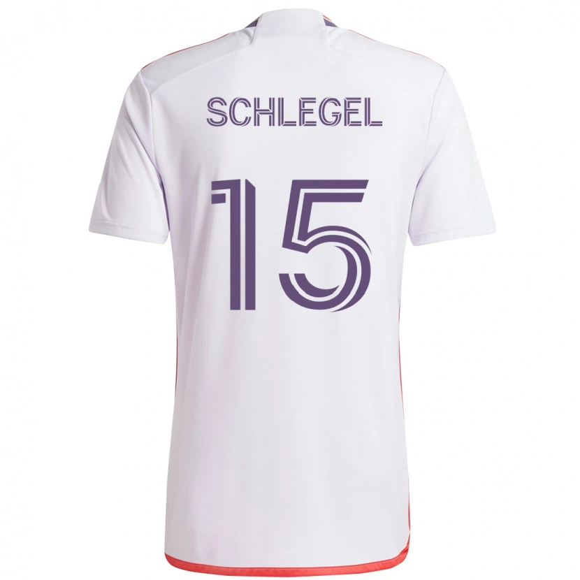 Danxen Damen Rodrigo Schlegel #15 Lila Weiß Auswärtstrikot Trikot 2025/26 T-Shirt Schweiz