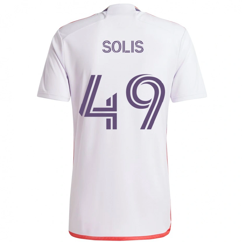 Danxen Damen Jhon Solís #49 Lila Weiß Auswärtstrikot Trikot 2025/26 T-Shirt Schweiz