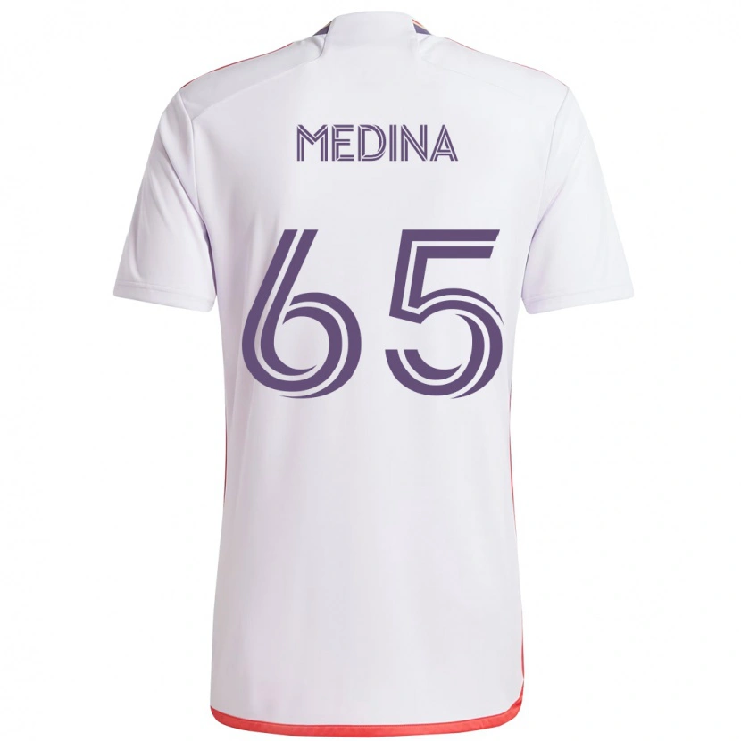 Danxen Damen Cristian Medina #65 Lila Weiß Auswärtstrikot Trikot 2025/26 T-Shirt Schweiz