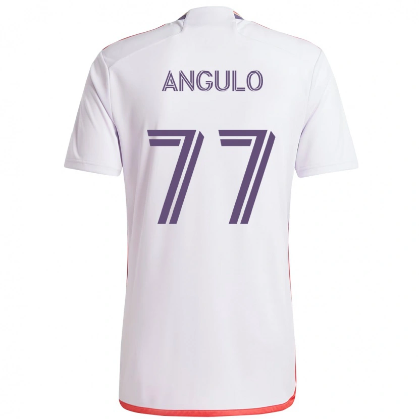 Danxen Damen Iván Angulo #77 Lila Weiß Auswärtstrikot Trikot 2025/26 T-Shirt Schweiz