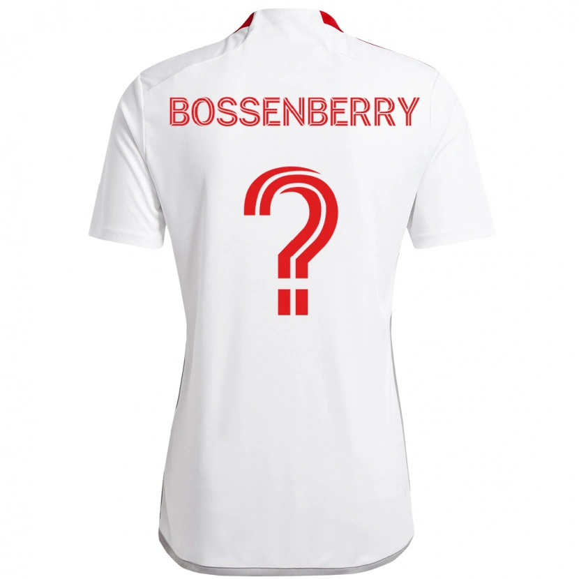 Danxen Damen Antone Bossenberry #0 Rot Weiß Auswärtstrikot Trikot 2025/26 T-Shirt Schweiz