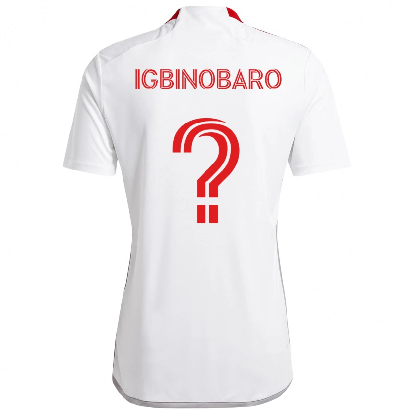 Danxen Damen Philip Igbinobaro #0 Rot Weiß Auswärtstrikot Trikot 2025/26 T-Shirt Schweiz