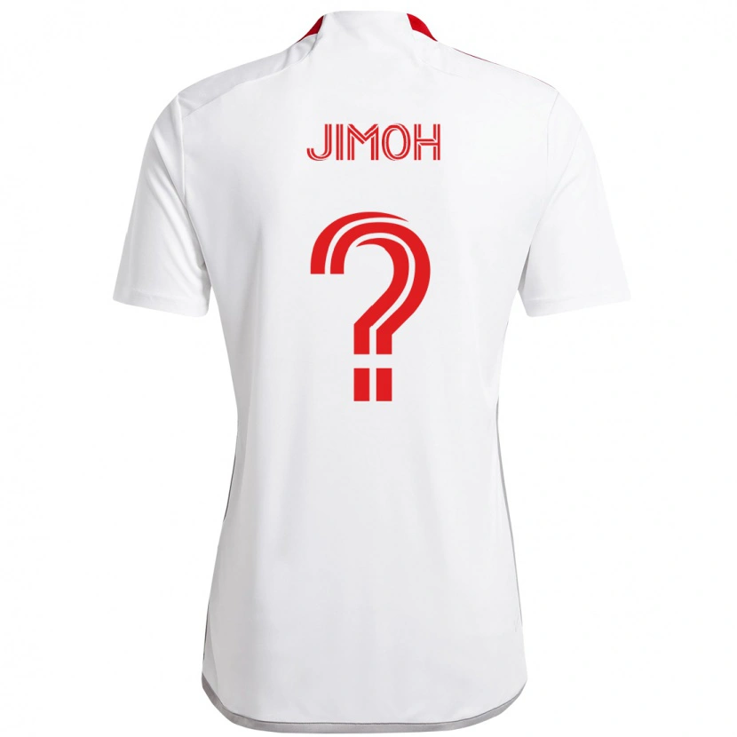 Danxen Damen Shola Jimoh #0 Rot Weiß Auswärtstrikot Trikot 2025/26 T-Shirt Schweiz